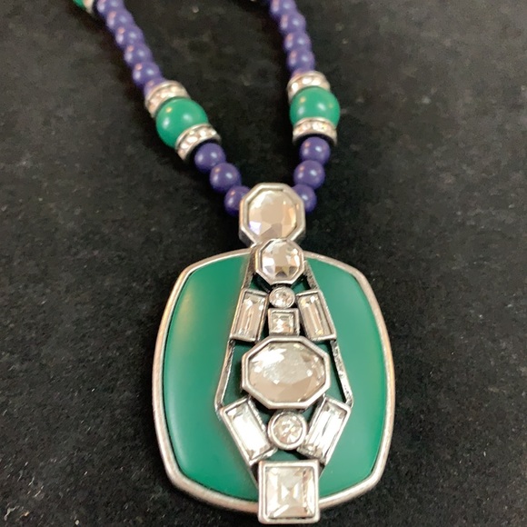 Lia Sophia necklace with rhinestones - Picture 8 of 8